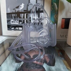 Telfar Purple Shoulder Bag with Iconic Design